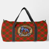 Clan Bruce Wapen over Tartan Plunjezak (Voorkant)