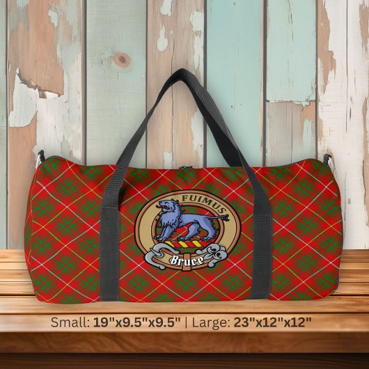 Clan Bruce Wapen over Tartan Plunjezak