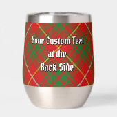 Clan Bruce Wapenschild over tartan (Achterkant)