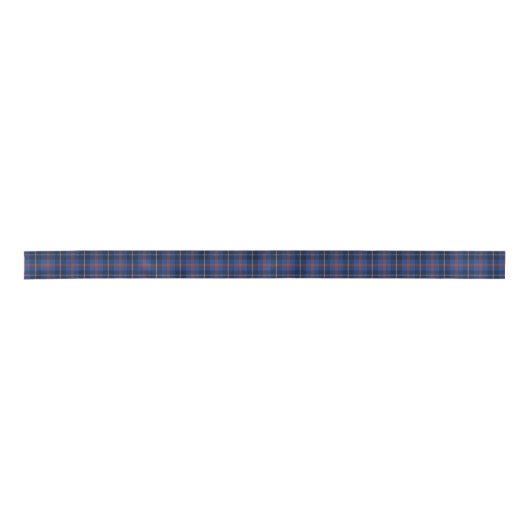 Clan Bryson Tartan Blue Pset Satijnen Lint (Voorkant)