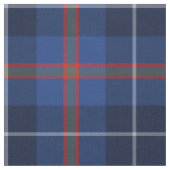 Clan Bryson Tartan Blue Pset Stof (Close Up)