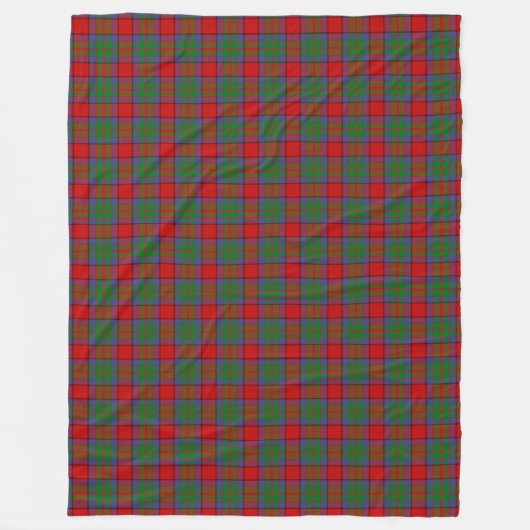 Clan Buccleuch Scottish Tartan Pset Pattern Fleece Deken (Voorkant)