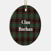 Clan Buchan Ancient Tartan Keramisch Ornament (Rechts)