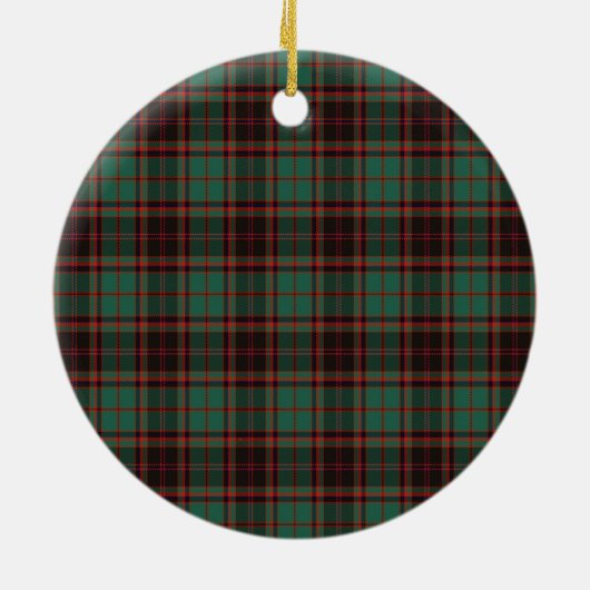 Clan Buchan Ancient Tartan Keramisch Ornament (Achterkant)