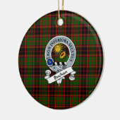 Clan Buchan Modern Badge Tartan Pset Keramisch Ornament (Links)