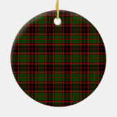 Clan Buchan Modern Badge Tartan Pset Keramisch Ornament (Achterkant)