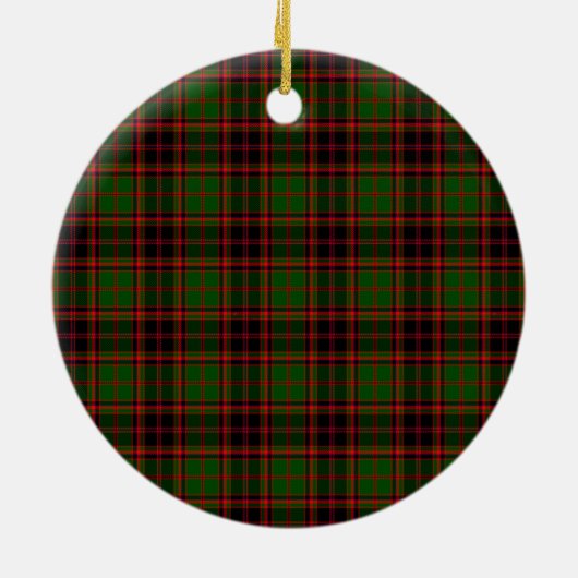 Clan Buchan Modern Tartan Keramisch Ornament (Achterkant)