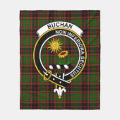 Clan Buchan Modern Tartan Pset Fleece Deken (Voorkant)