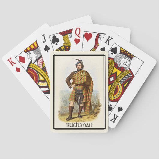 Clan Buchanan Classic Schotland Pokerkaarten (Achterkant)