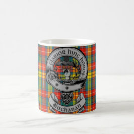 Clan Buchanan Crest Badge & Tartan Koffiemok