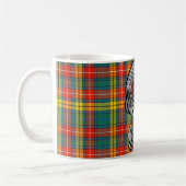 Clan Buchanan Crest Badge & Tartan Koffiemok (Links)