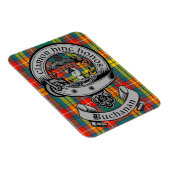 Clan Buchanan Crest Badge & Tartan Magneet (Rechterzijde)