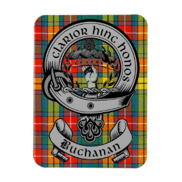 Clan Buchanan Crest Badge & Tartan Magneet