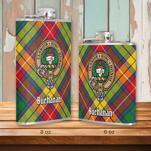 Clan Buchanan Crest Heupfles