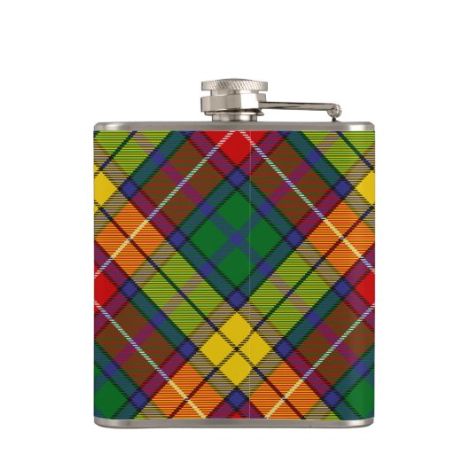 Clan Buchanan Crest Heupfles (Achterkant)