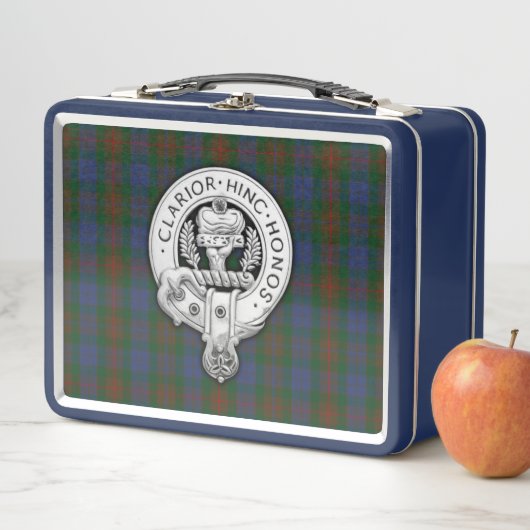 Clan Buchanan Crest & Hunting Tartan (In situ)