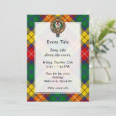 Clan Buchanan Crest Kaart (Staand voorkant)