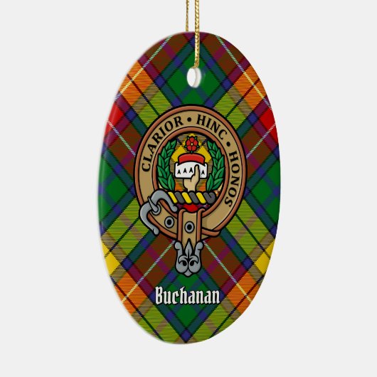Clan Buchanan Crest Keramisch Ornament (Rechts)