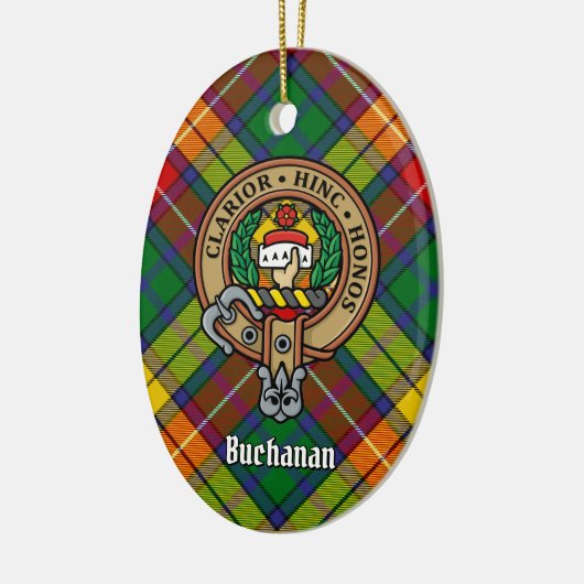 Clan Buchanan Crest Keramisch Ornament (Links)
