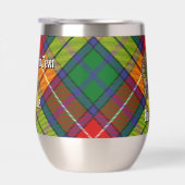 Clan Buchanan Crest over Tartan (Rechts)