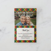 Clan Buchanan Crest over Tartan (Binnen)