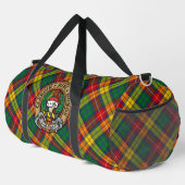 Clan Buchanan Crest over tartan Plunjezak (Rechterhoek)