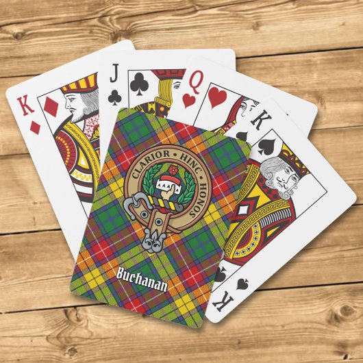 Clan Buchanan Crest Pokerkaarten
