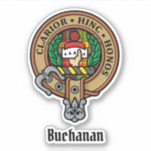 Clan Buchanan Crest Sticker (Voorkant)