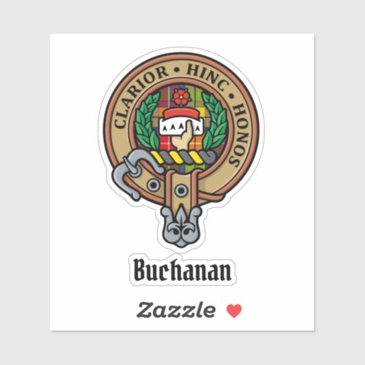 Clan Buchanan Crest Sticker (Vel)