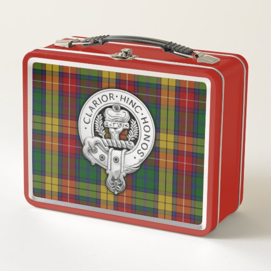 Clan Buchanan Crest & Tartan (Voorkant)