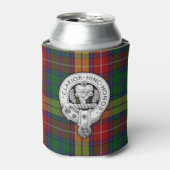 Clan Buchanan Crest & Tartan Blikjeskoeler (Blikje Voorkant)