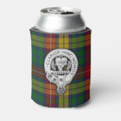Clan Buchanan Crest & Tartan Blikjeskoeler (Blikje Achterkant)