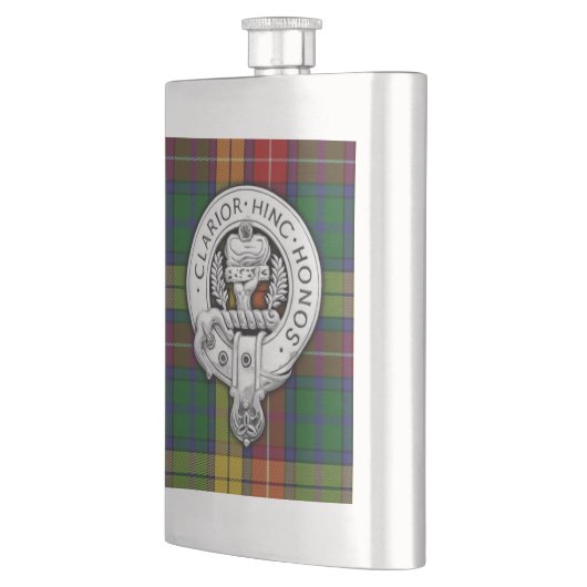Clan Buchanan Crest & Tartan Flacon (Links)