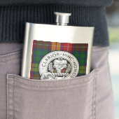 Clan Buchanan Crest & Tartan Flacon (Voorbeeld)