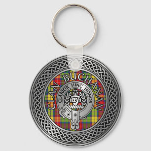 Clan Buchanan Crest & Tartan Knot Sleutelhanger