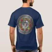 Clan Buchanan Crest & Tartan Knot T-shirt (Achterkant)