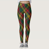 Clan Buchanan Crest & Tartan Leggings (Voorkant)