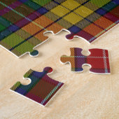 Clan Buchanan Crest & Tartan Legpuzzel (Zijkant)