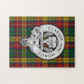 Clan Buchanan Crest & Tartan Legpuzzel (Horizontaal)