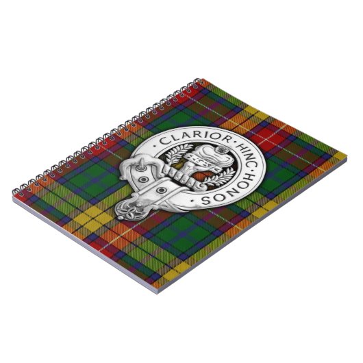 Clan Buchanan Crest & Tartan Notitieboek (Linkerzijde)