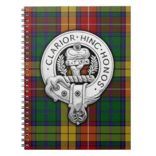 Clan Buchanan Crest & Tartan Notitieboek