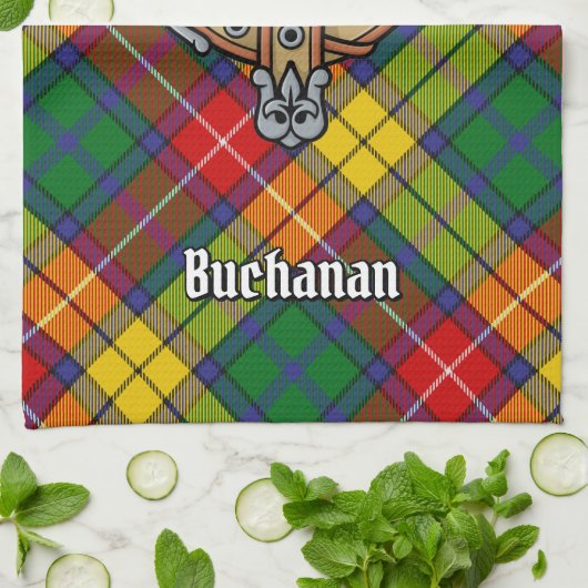 Clan Buchanan Crest Theedoek (Gevouwen)