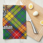 Clan Buchanan Crest Theedoek (Quarter Fold)