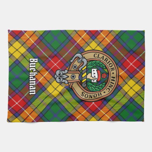 Clan Buchanan Crest Theedoek (Horizontaal)