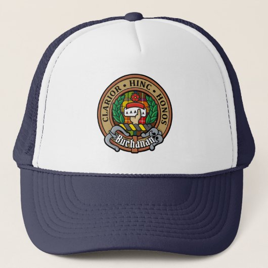 Clan Buchanan Crest Trucker Pet (Voorkant)