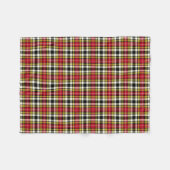 Clan Buchanan Jurk Tartan Schots geruite patroon Fleece Deken (Voorkant (Horizontaal))