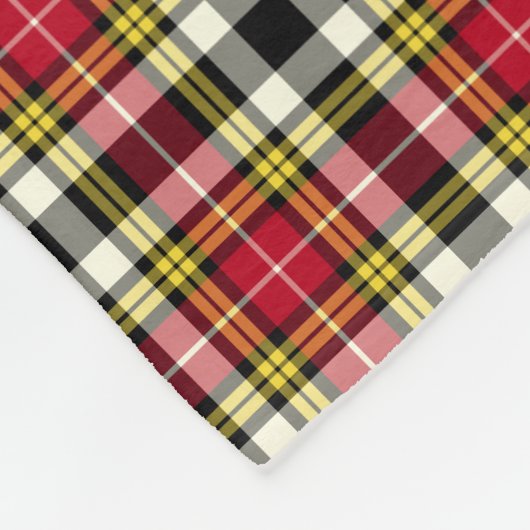 Clan Buchanan Jurk Tartan Schots geruite patroon Fleece Deken (Hoek)