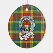 Clan Buchanan Oude Sett Badge Tartan Schotsgeruite Keramisch Ornament (Links)