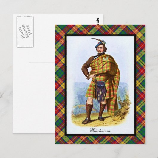 Clan Buchanan Scottish Dreams Briefkaart (Voorkant / Achterkant)