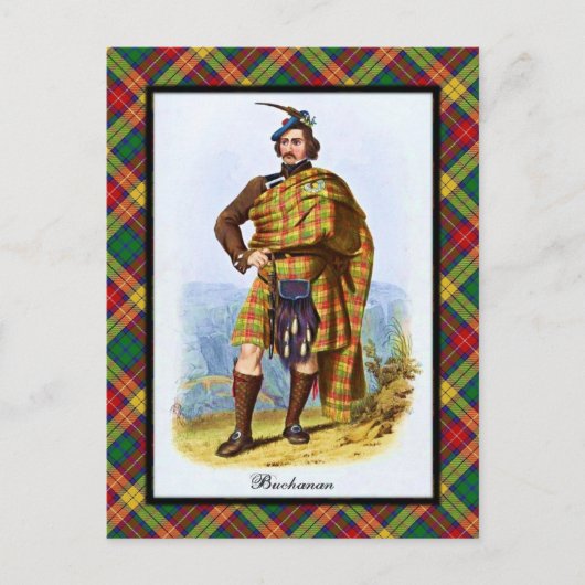 Clan Buchanan Scottish Dreams Briefkaart (Voorkant)